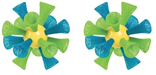 Toysmith Bashminton Birdies, Bouncy Shuttlecocks, Set of 2 Easy-to-Hit Badminton Birdies