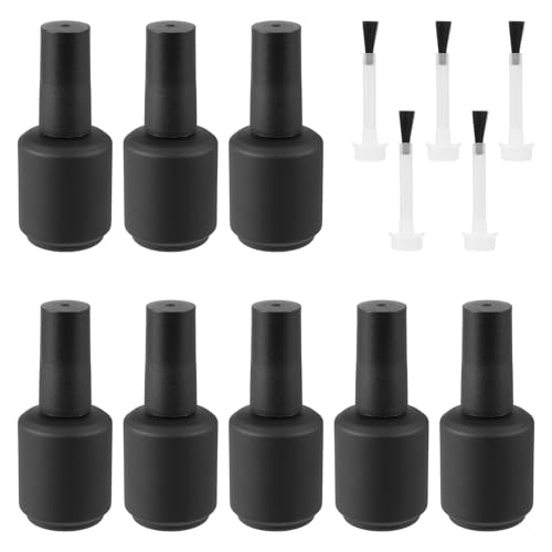 Flacons de vernis à ongles flacon vide rechargeable en verre 15ml pour manucure