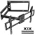 USX Mount Heavy Duty Long Arm TV Wall Mount for Most 42-95 inch tv 40 Inch Extension Full Motion TV Mount?Wall Mount Bracket with Swivel and Tilt, Up to 150lbs Fits 16” 18” 24” Stud VESA 800x400mm