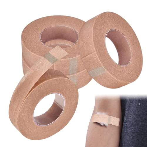 4Rolls Micropore Tape Nose Tape After Rhinoplasty Flexible Paper Tape Medical Skin Friendly Material Micropore Surgical Tape Self Adhesive Skin Tape for Wound Injuries Swelling (1.25cm x 9.14m)
