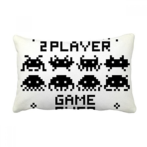Coussin Pixel Game Over Little Monster Idée Cadeau Geek - 2