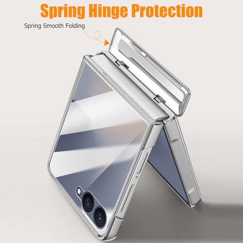 Coque Samsung Z Flip 7 transparente pour un usage quotidien mains libres
