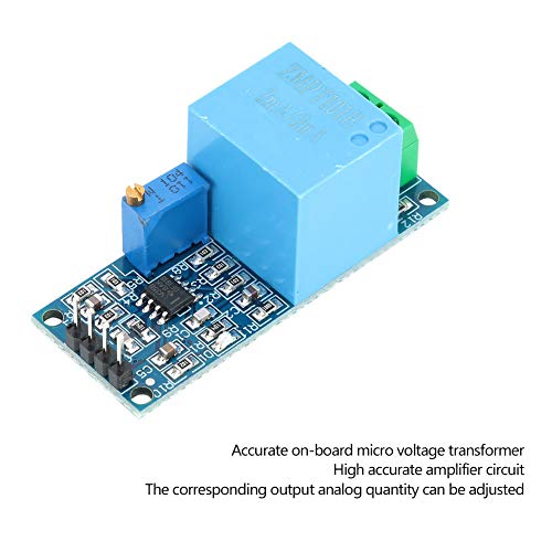 AC-Spannungssensormodul, ZMPT101B Spannungswandlermodul Einphasiges Aktives Ausgangsspannungsnetzteil 5-30 V für Haushaltsgeräte