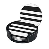 Design parfait : le design de forme ronde est parfait pour toutes les tailles de verrerie, tasses, verres à vin ou bouteilles. Les dessous de verre sont livrés avec un support gratuit pour chaque lot, ce qui vous permet d'organiser facilement vos sous-verres même lorsqu'ils ne sont pas utilisés.