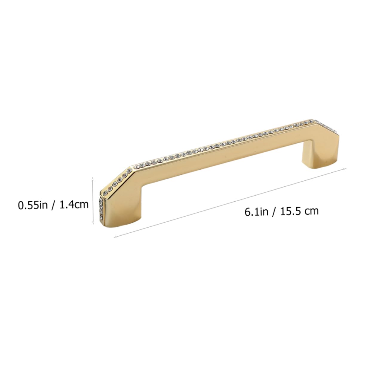 DOITOOL Simple Door Handles Handles Zinc Alloy Bifold Door Handle for Cabinet Drawer Knob