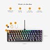 GLORIOUS Gaming GMMK 2 - TKL Mechanical Keyboard - Custom 65% Keyboard - Compact -Hotswap w/Cherry Mx Style Switches - Incl. Double Shot Keycaps & Linear Switches - PC Gaming Setup Accessories