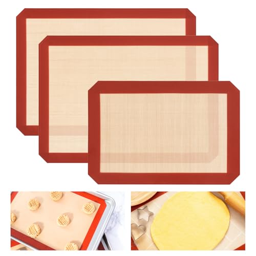 Silicone Baking Mat, Nonstick Baking Mat, Reusable Silicone Mat for Oven