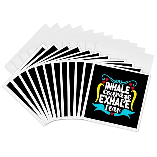 Cartes de vœux à offrir pour encouragements et félicitations lot de 12 carrées 15 cm