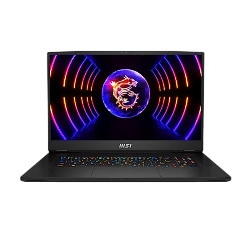 MSI Titan GT77HX 13VH-085FR: Intel Core I9 13980HX - 64GB DDR5 - 2TB SSD - Nvidia RTX4080 -17,3' UHD 144Hz MiniLed - Windows 11 Professionnel - Clavier Azerty FR - Ordinateur portable gaming