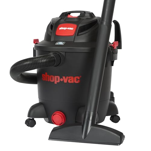 Shop-Vac 8251205 12 Gallon, Wet/Dry Utility Vacuum, 5.5 Peak HP, SVX2 Motor Technology, 2.5 Inch Diameter x 8 Ft Hose, 20 Ft Cord, Black, Includes Blower Port, Ideal for Garage and Workshop - Image 2