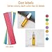 Ellbest 10ml Empty Glass Spray Bottle Gradient Color Refillable Perfume Container (10Matte Yellow Bottles &5 Droppers &10 Funnels& Dot Labels) Travel Spray Bottle for essential oi, Samples
