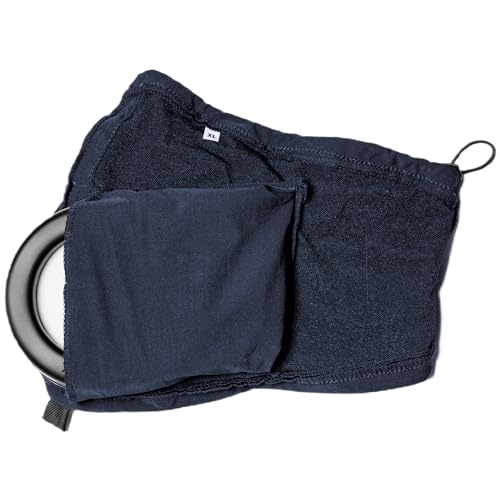 Safe Dogs Ears Hunde-Ohrenschützer, Lärmschutz, 32-dB-Rauschunterdrückung, für Gehörschutz im Flugzeug, Feuerwerk, Reisen, Donner (L, Blau)