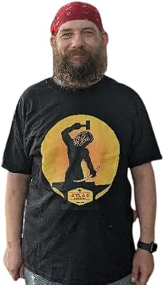 Atlas Knife & Tool T-Shirt (as1, Alpha, l, Regular, Regular) Black