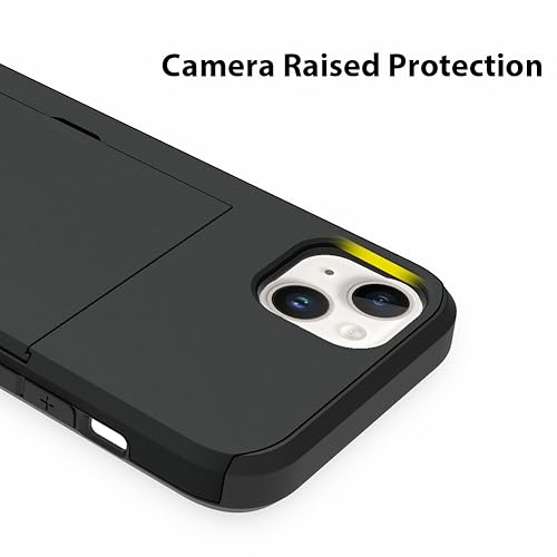 Coque iPhone 15 Pro antichoc étui portefeuille fente cachée - 5