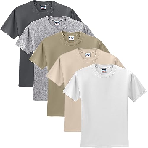 Jerzees Men's Dri-Power 50/50 Short Sleeve T-Shirts 29MR - Make Your Own Assorted Color Set (2, 3, 4, 5-Pack)