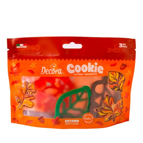 Decora 0255165 Ausstecher mit Herbstblättern, aus Kunststoff, das ideale...