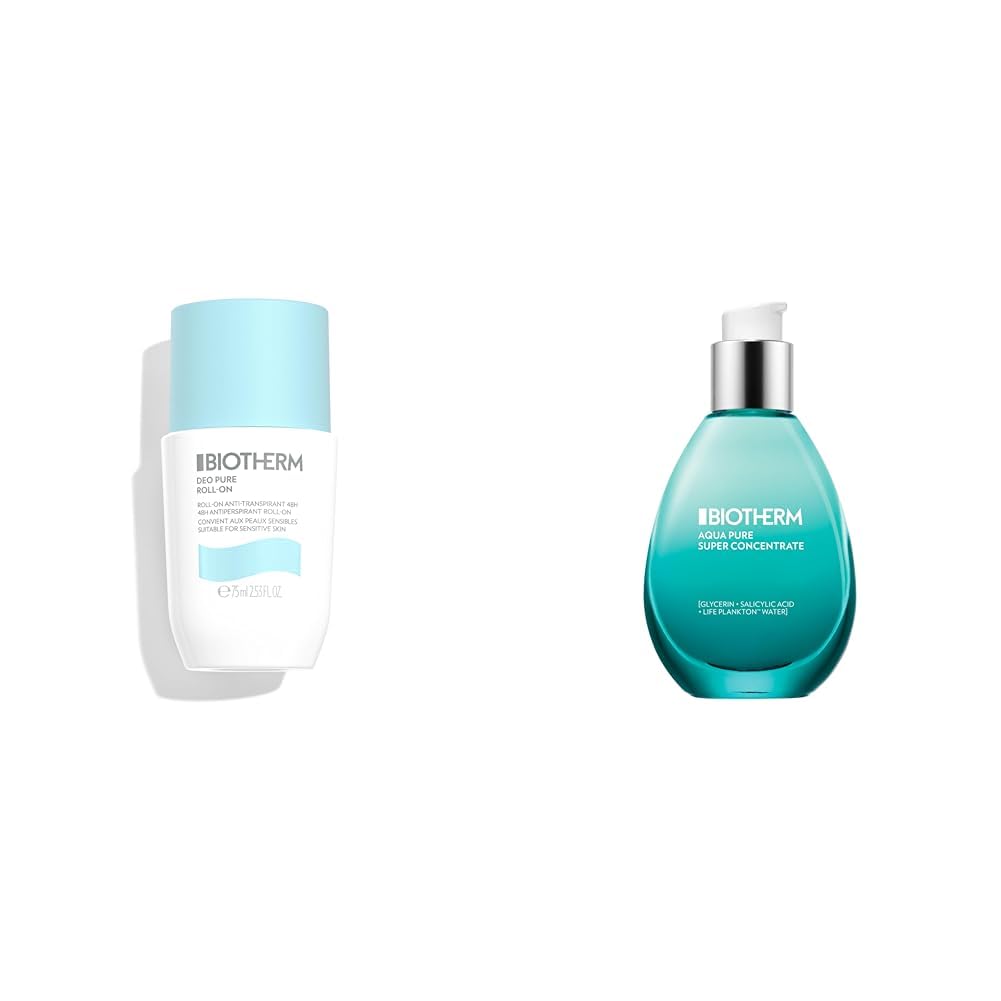 Biotherm Deo Pure Roll-On 75 ml + Biotherm Aqua Pure Super Concentrate Tagespflege 50 ml