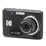Kodak PIXPRO Friendly Zoom FZ45-BK 16MP Digital Camera with 4X Optical Zoom 27mm Wide Angle and 2.7" LCD Screen (Black)