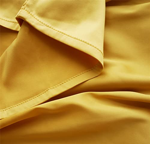 Wantschun Womens Silk Satin Camisole Cami Plain Strappy Vest Top T-Shirt Blouse Tank Shirt V-Neck Spaghetti Strap Basic - Yellow ; 3X