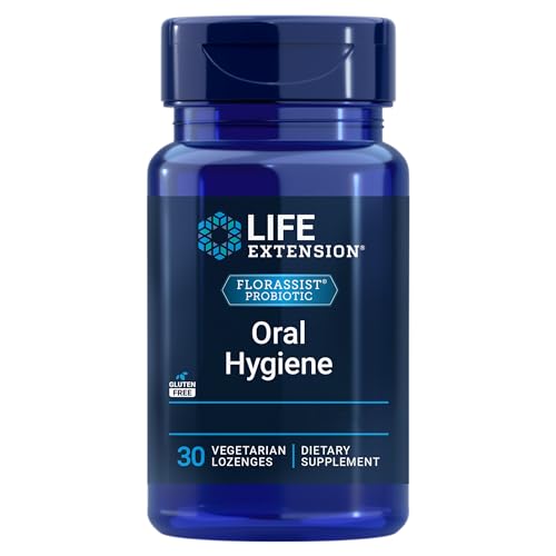 Life Extension, FLORASSIST® Oral Hygiene, 30 vegetarische Lutschtablettenn, 10mg Bakterienkulturen je Dosis, Glutenfrei, Sojafrei, GMO frei, Geschmacksneutral