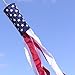 Annin Flagmakers 273 U.S. Flag Windsock with Embroidered Stars and Six Sewn Stripes Nyl-Glo- 5 in. X 36 in.