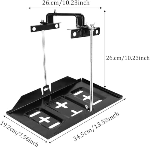 Kit de support de batterie ajustable pour sécuriser vos trajets en bateau et van - 5