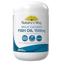Nature's Way 1500mg Wild Caught Fish Oil 120 Capsules