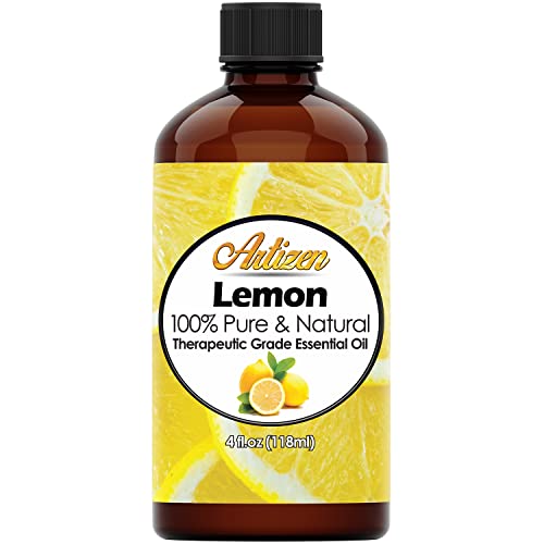 Artizen 4Oz Oils - Lemon Essential Oil - 4 Fluid Ounces #TOP16