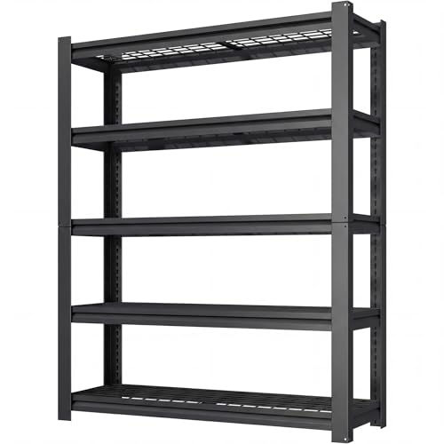 72" Heavy Duty 5-Tier Garage Shelving