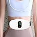Imagen de OFFIGAM Cinturón Masajeador Abdominal Multifuncional Eléctrico Dispositivo Portátil para Masaje y Reducción de Grasa Abdomen Cinturón Vibratorio Blanco para Uso Doméstico y Fitness