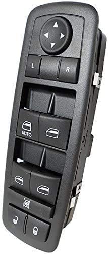 SWITCHDOCTOR Window Master Switch for 2009-2010 Dodge Journey, 2008-2012 Jeep Liberty and 2007-2011 Dodge Nitro (Green Light) SD4602632AH