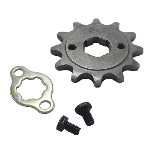 520 12T Tooth Front Engine Sprocket 20mm ID Compatible With Pit Bike ATV And Motorcycle Parts