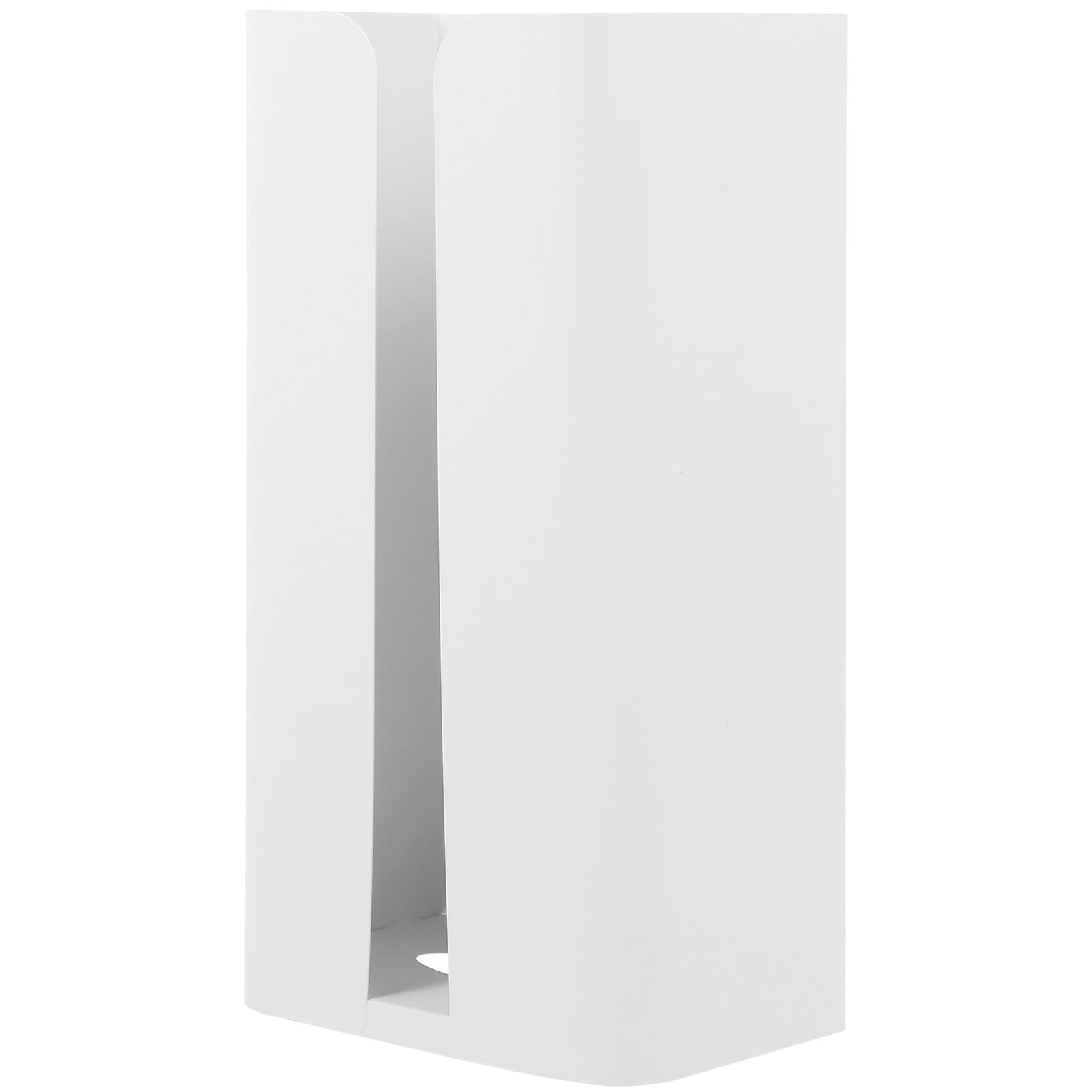 Distributeur magnétique de mouchoirs mural en acier carbone blanc pour bureau
