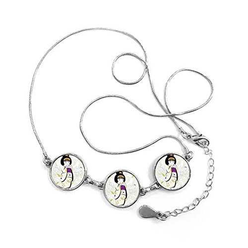 Bijoux collier avec décoration japonaise, le cadeau idéal pour passionnée de culture
