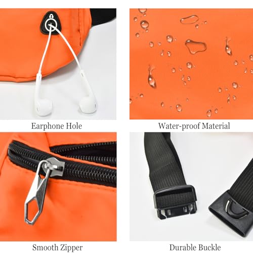 Image of Fanny Pack for Women Men,Crossbody Fanny Pack Water Resistant Sports Waist Bag Pack, Belt Bag for Travel Hiking Running