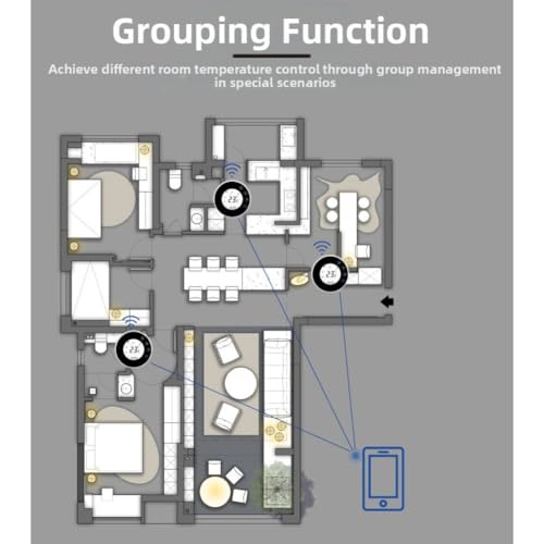 Thermostat programmable application application domotique chauffage connecté WIFI Water3A - 3