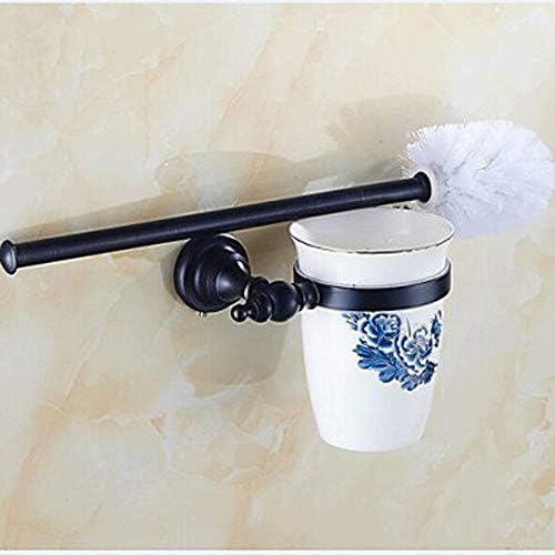 JSEIAJB Toilet Brush and Holder, 304 Stainless Steel with Long Handle, Bowl Cleaner for Bathroom(Surface Holder) image 2