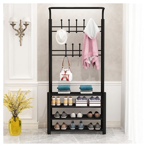 Vestiaire d'entrée blanc design pour organiser les vestes dans la chambre