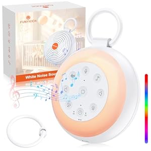 FUNYKICH White Noise Machine Baby Einschlafhilfe