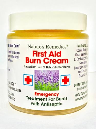 First Aid Burn Cream for 1st Degree Burns, Radiation Burns,