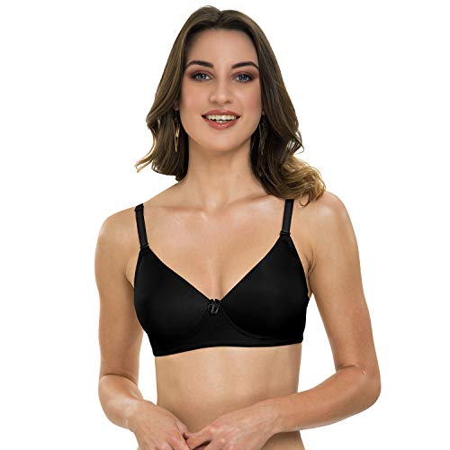 Image of Tweens - Heavily Padded Semi Push-Up Bra - Polyamide Fabric - 3 /4th Coverage, Wireless, Multiway Straps, Seamless - Everyday T-Shirt Bra