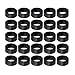 Pexflow EPCR0038-25 Pex Tubing Crimp Ring copper Pipe Fittings 3/8" Black (Pack of 25)