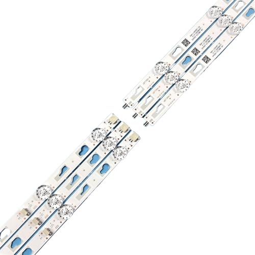 RCTGPGJAC Bande de rétroéclairage LED, 11 Lampes, Compatible for 49D1200 49HR332M11A2 V3 Thomson T49FSL6010 HR-78803-02964 LE03RB2R0-DK 4C-LB490T-HR9...