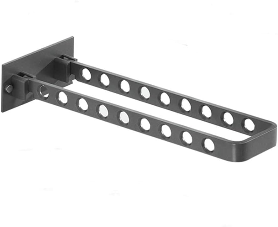 55Cm Matte Black Double Towel Bars Bathroom Towel Hanger Aluminum Bathroom Accessories Towel Rack Towel Ring