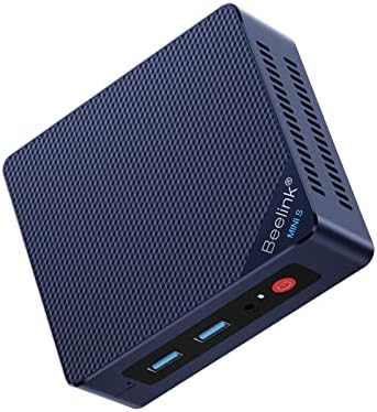 Beelink Mini PC, Mini S12 Pro Intel 12th Gen 4-Core N100(up to 3.4GHz), Mini Computer 16GB DDR4 RAM 500GB SSD, Desktop PC Dual HDMI 4K UHD/Gigabit Ethernet/WiFi6/BT5.2/Linux PC(Ubuntu)/HTPC