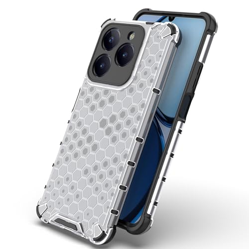 Image of Glasgow Back Case Cover Compatible with [ Realme Narzo N63 / Realme C63 ] (Stylish Design) - Transparent