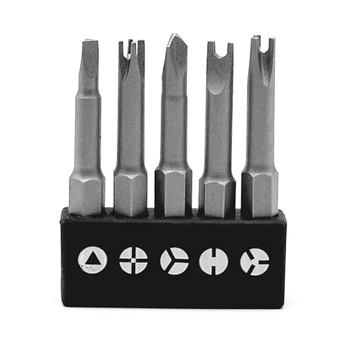 Ohiy 11041 Special Shaped Screwdriver Insert Bits Set In 5 Different Shapes U-Shape cover