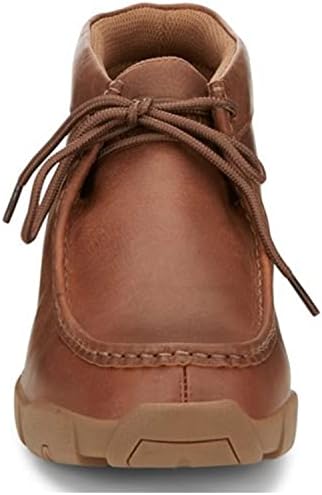 Justin Men's Cappie Cowhide Leather Casual Lace-Up Shoe Moc Toe Brown 10 D(M) US | Image 3