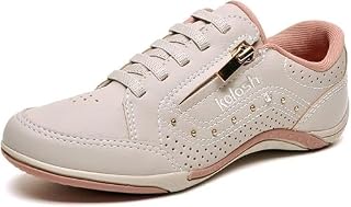 Tenis Kolosh Feminino Nevoa Cinza com Rosa