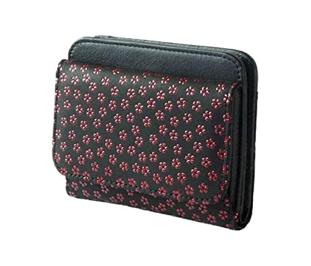 印伝　外BOX小銭入れ　折り財布　赤とんぼ 印伝 外BOX小銭入れ 折り財布 赤とんぼ